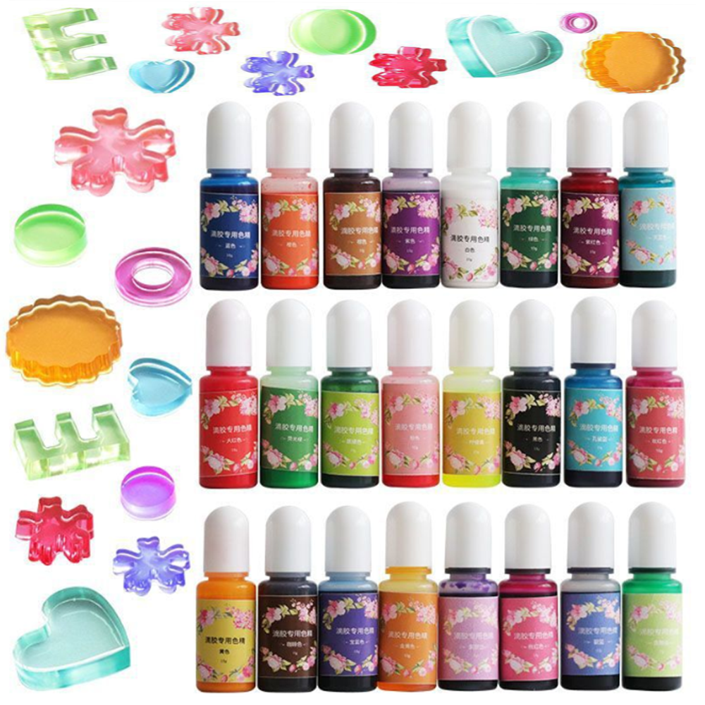 The Art And Craft Of Jewelry - 26 Colors 10ml Epoxy Resin Pigment