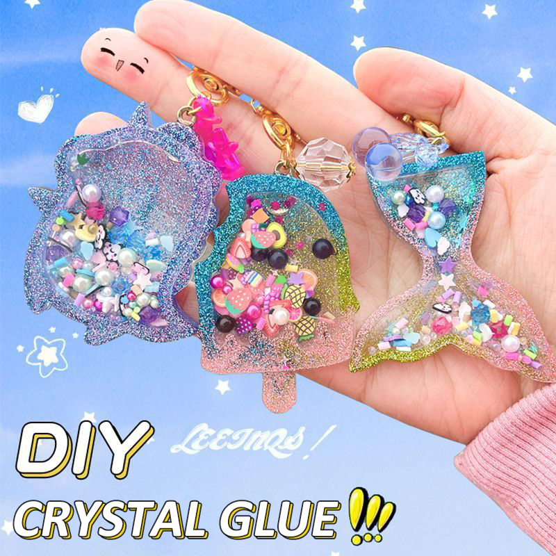 Art Craft Glue - Kids DIY Crystal Glue Key chain