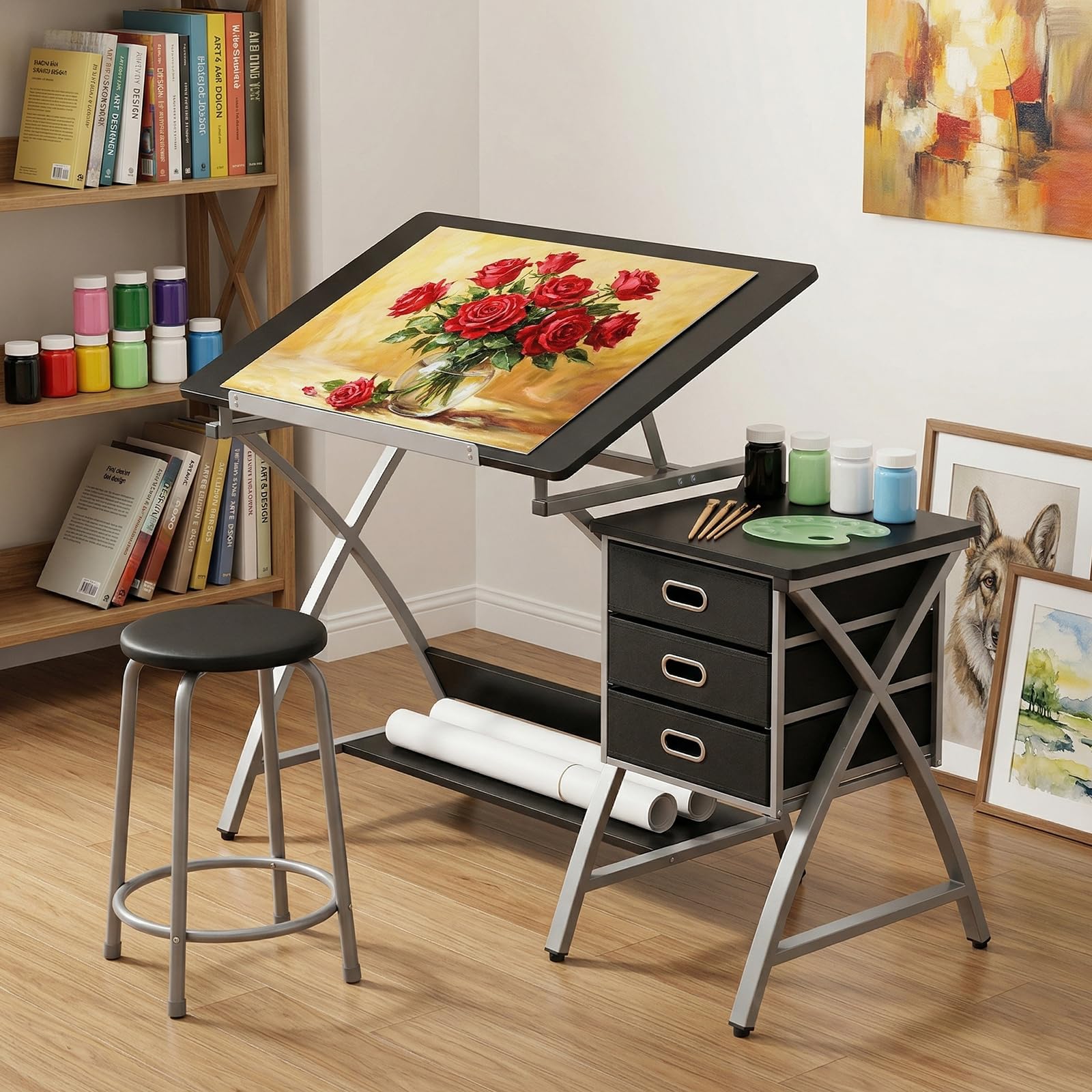 Art & Craft Paper Ideas - Tabletop Adjustable Drafting Table, Drawing Table
