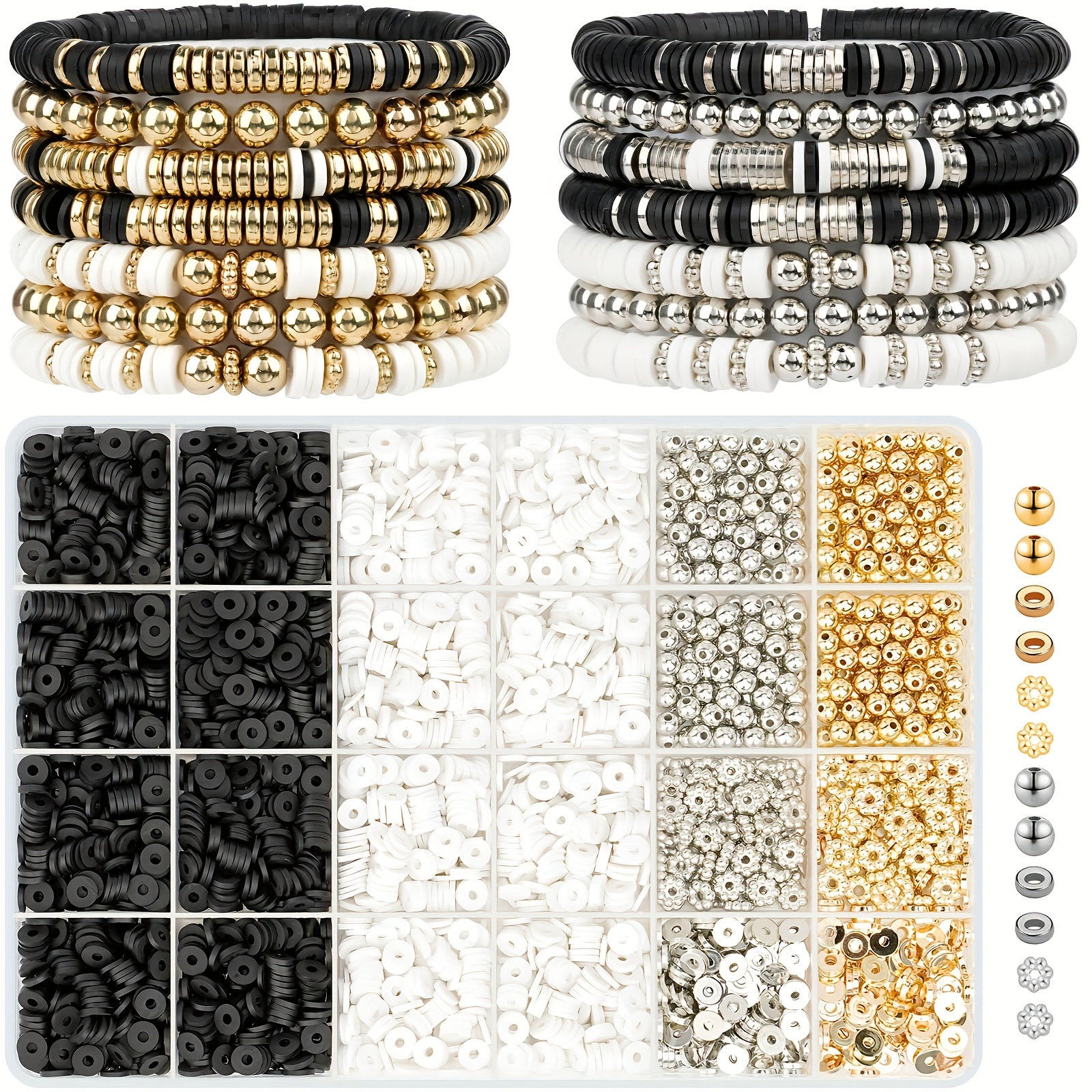 The Art And Craft Of Jewelry - 3000pcs Clay Bead Bracelet Set Charm