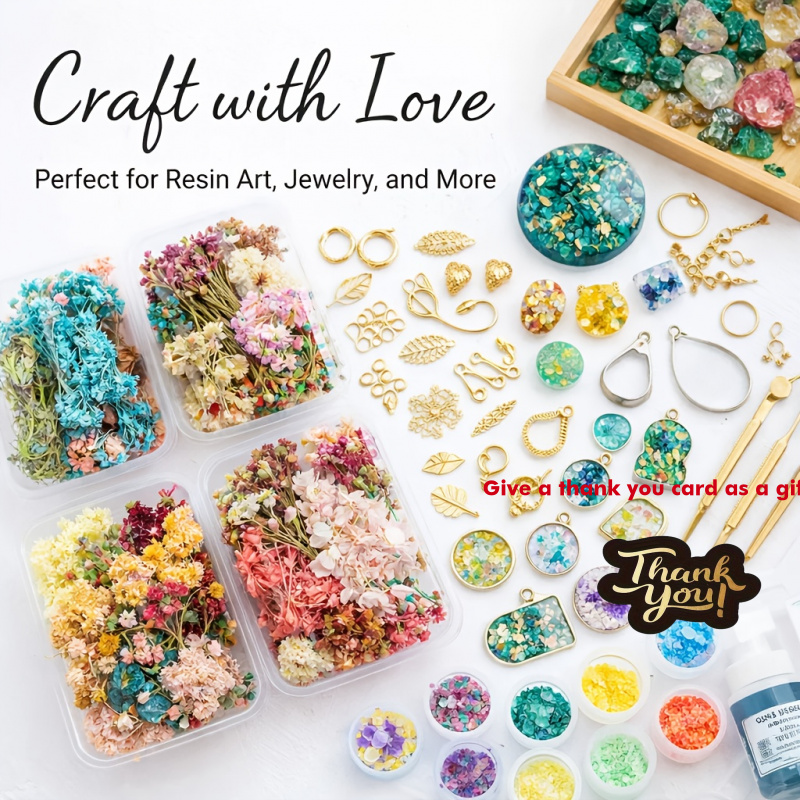 The Art And Craft Of Jewelry - 10 Box Mixed Dried Flower Bouquet