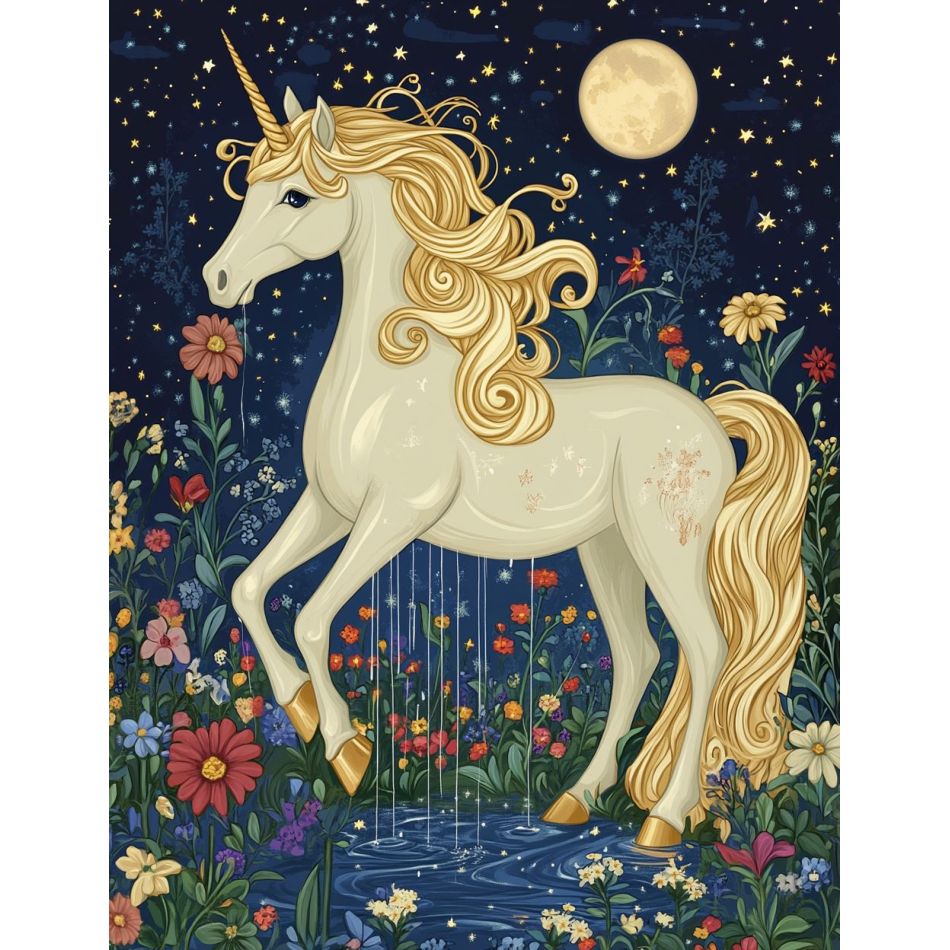 Art Craft Ideas With Paper - RUOPOTY The Horse Under The Moon