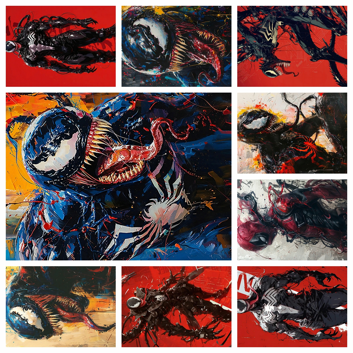 Anime Marvel venom spider-man  - Art Craft Resin 리뷰 및 가격