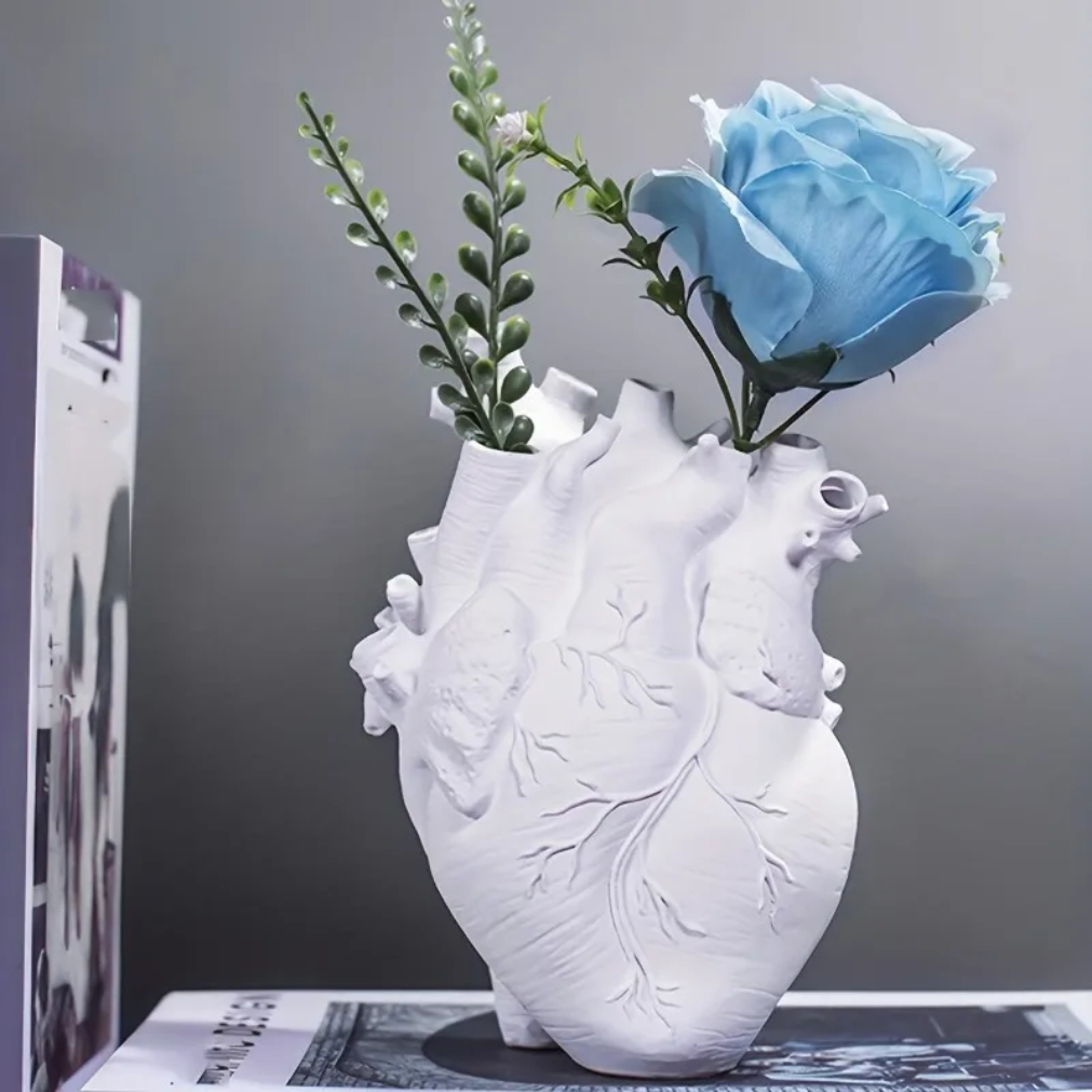 Black Anatomical Heart Vase Ha - Art Craft Movement 리뷰 및 가격