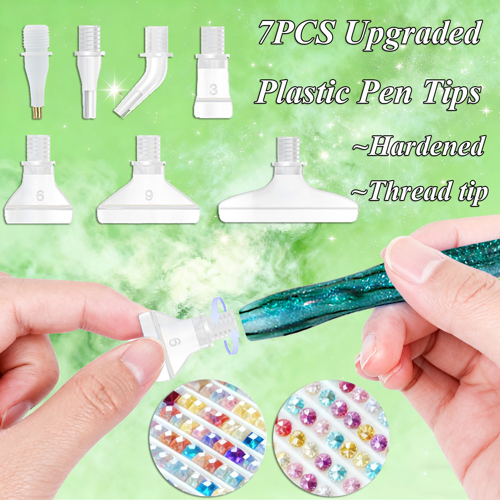 Diamond Paintbrush Set (Green) - Art Craft Resin 리뷰 및 가격