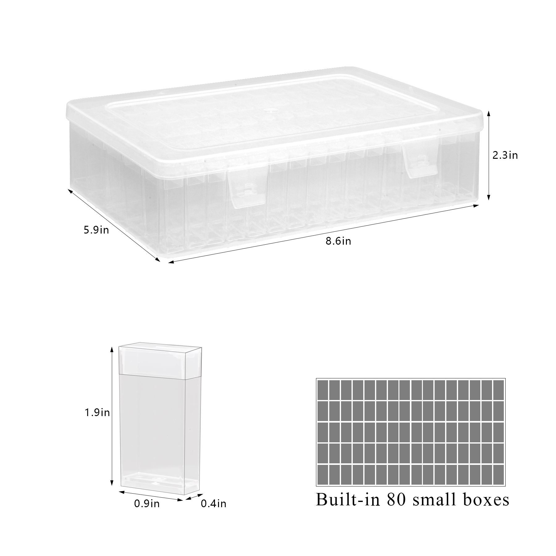 80/120 Jars diamond painting r - The Art And Craft Of Jewelry 리뷰 및 가격