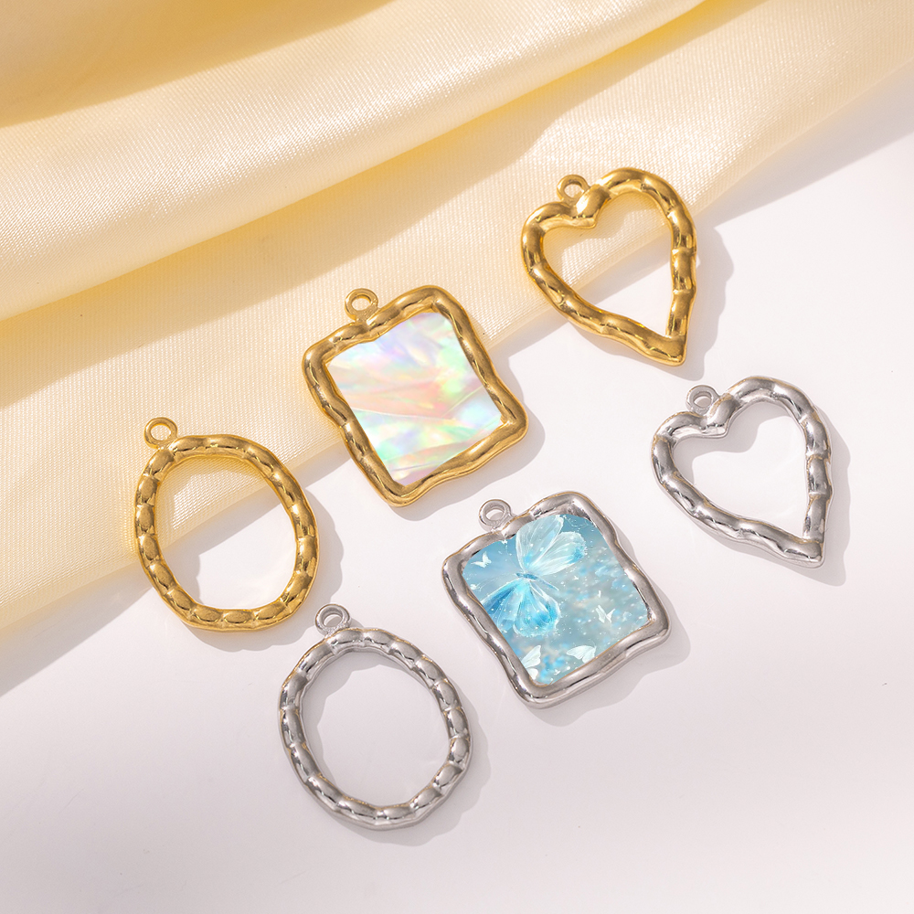 5pcs Stainless Steel Heart Rou - Art Craft Resin 리뷰 및 가격