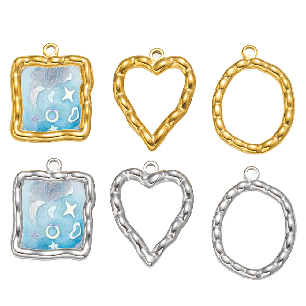 5pcs Stainless Steel Heart Rou - Art Craft Resin 리뷰 및 가격