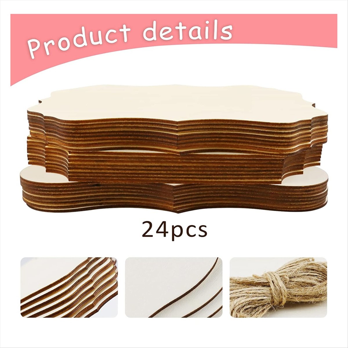 A56K 24 Pcs Unfinished Hanging - Art Craft Door 리뷰 및 가격