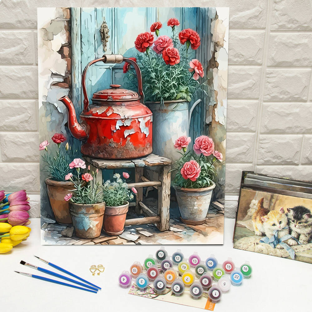 DIY Digital Oil Painting Kettl - Art Craft Door 리뷰 및 가격