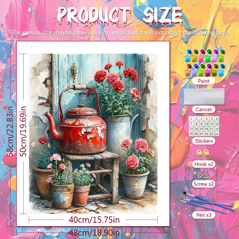 DIY Digital Oil Painting Kettl - Art Craft Door 리뷰 및 가격