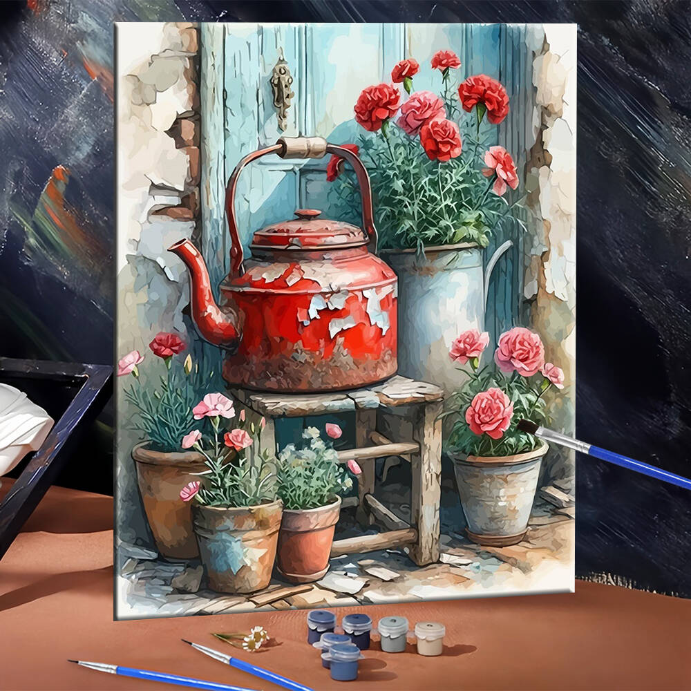 DIY Digital Oil Painting Kettl - Art Craft Door 리뷰 및 가격