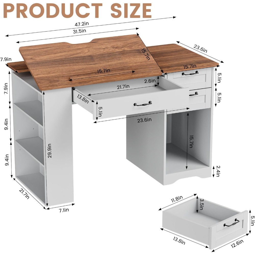 Adjustable Art Table with Stor - Art & Craft Paper Ideas 리뷰 및 가격