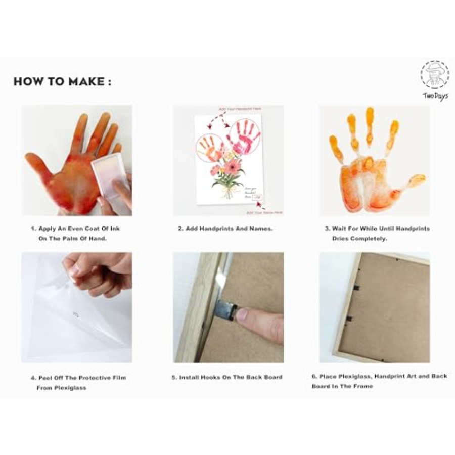 Flower Bouquet Handprint Art C - Art & Craft Paper Ideas 리뷰 및 가격