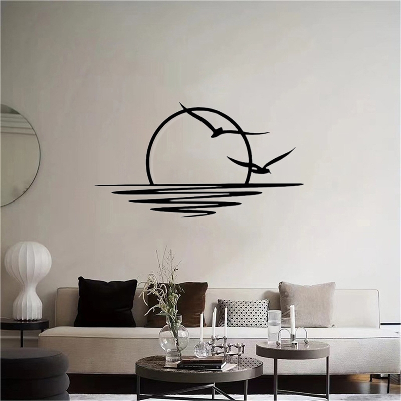 Metal Wall Art Sun Sea Gull Cr - Art Craft Door 리뷰 및 가격