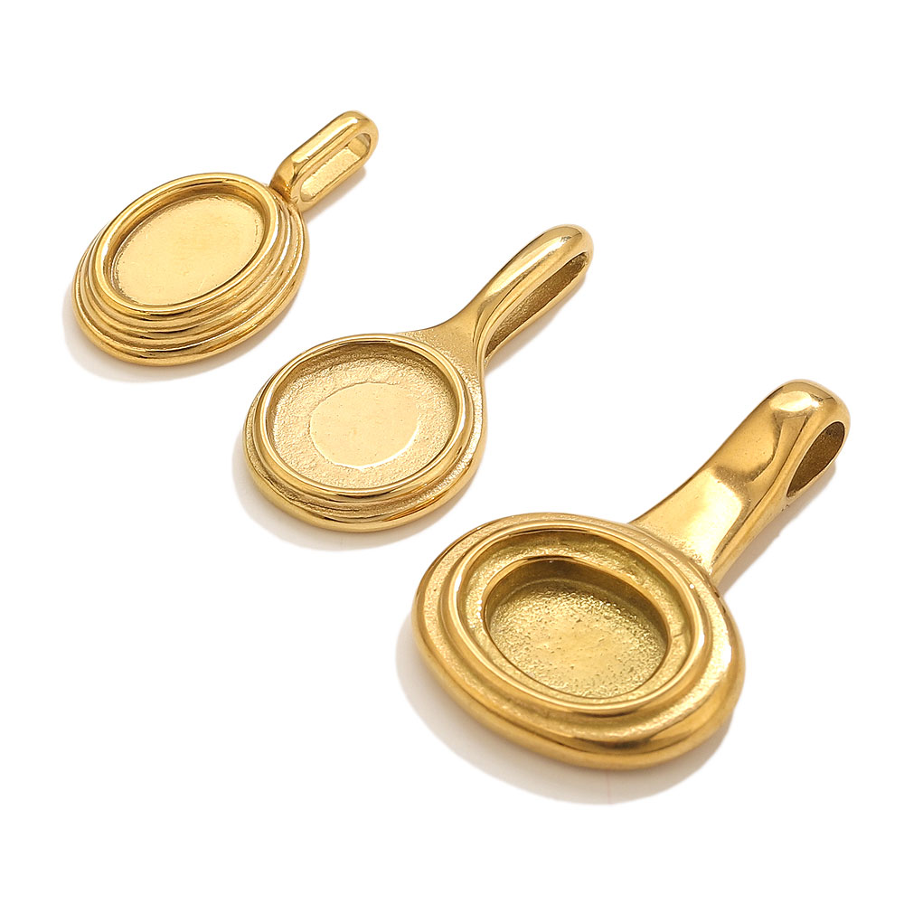 5pcs Stainless Steel Round Ova - Art Craft Resin 리뷰 및 가격