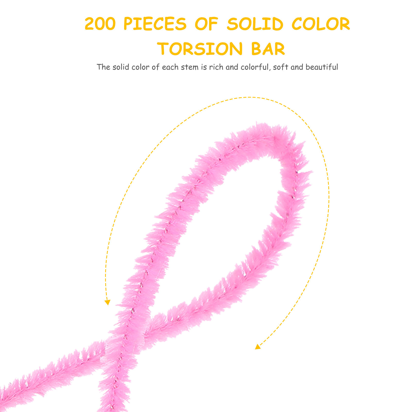 200Pcs Chenille Stems Pipe Cle - Art Craft Project 리뷰 및 가격