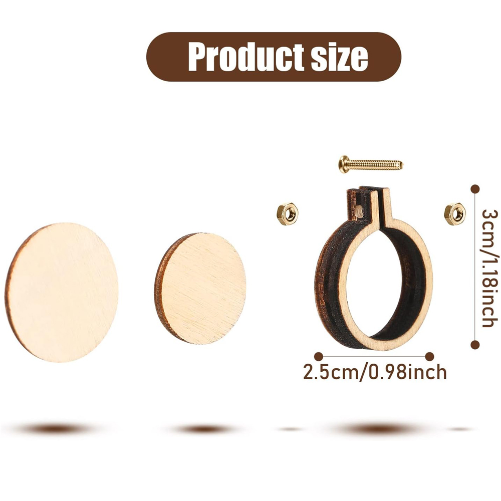 10Pcs/Set Wooden Mini Embroide - Embroidery Hoop Kit 리뷰 및 가격