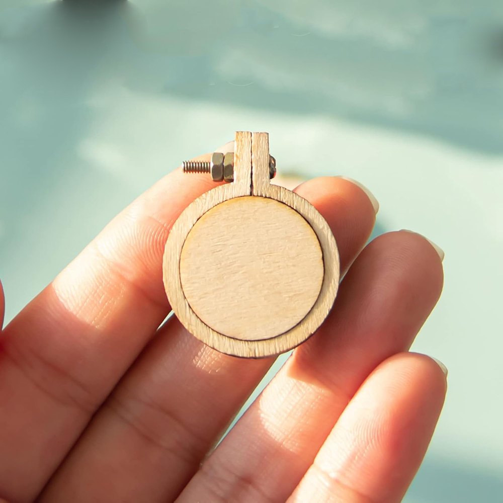 10Pcs/Set Wooden Mini Embroide - Embroidery Hoop Kit 리뷰 및 가격