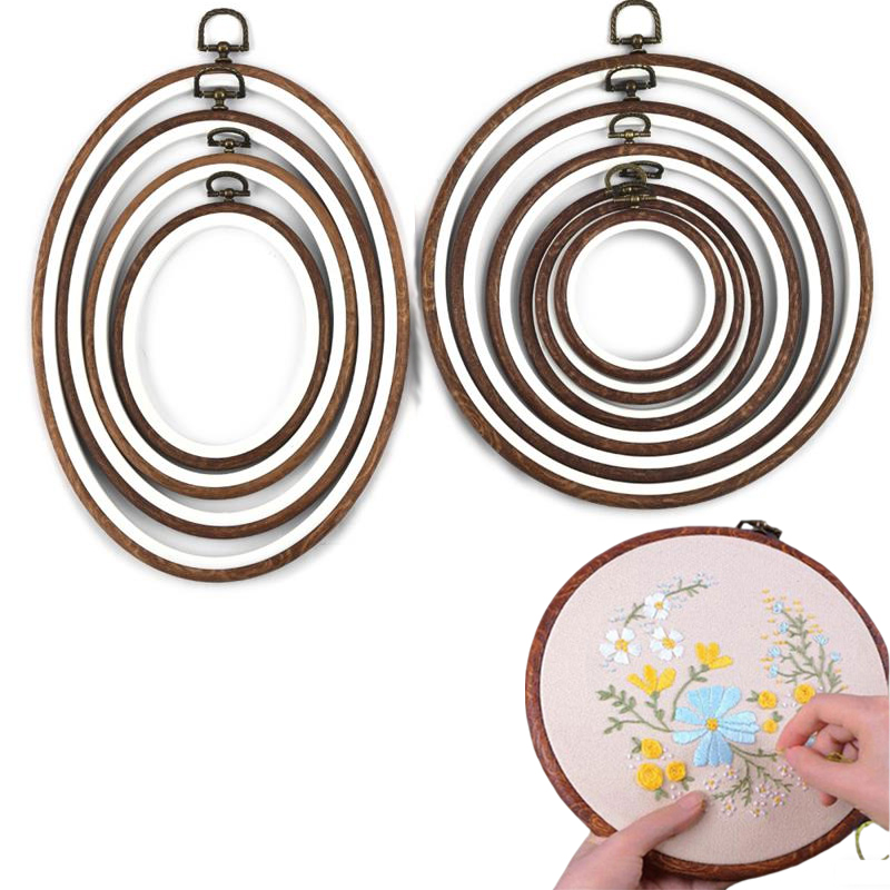 10PCS Sewing Tool Round Oval I - Embroidery Hoop Kit 리뷰 및 가격