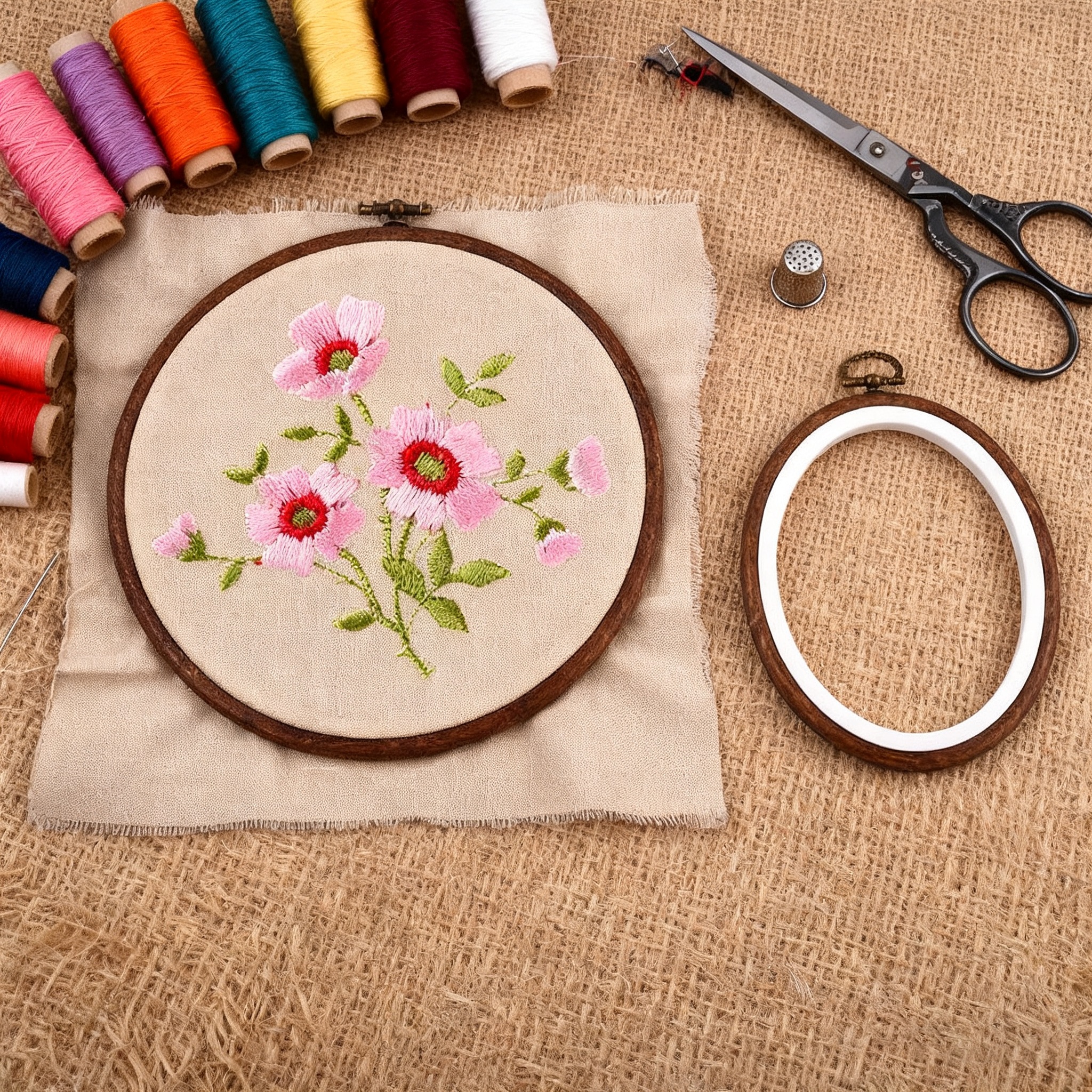 10PCS Sewing Tool Round Oval I - Embroidery Hoop Kit 리뷰 및 가격