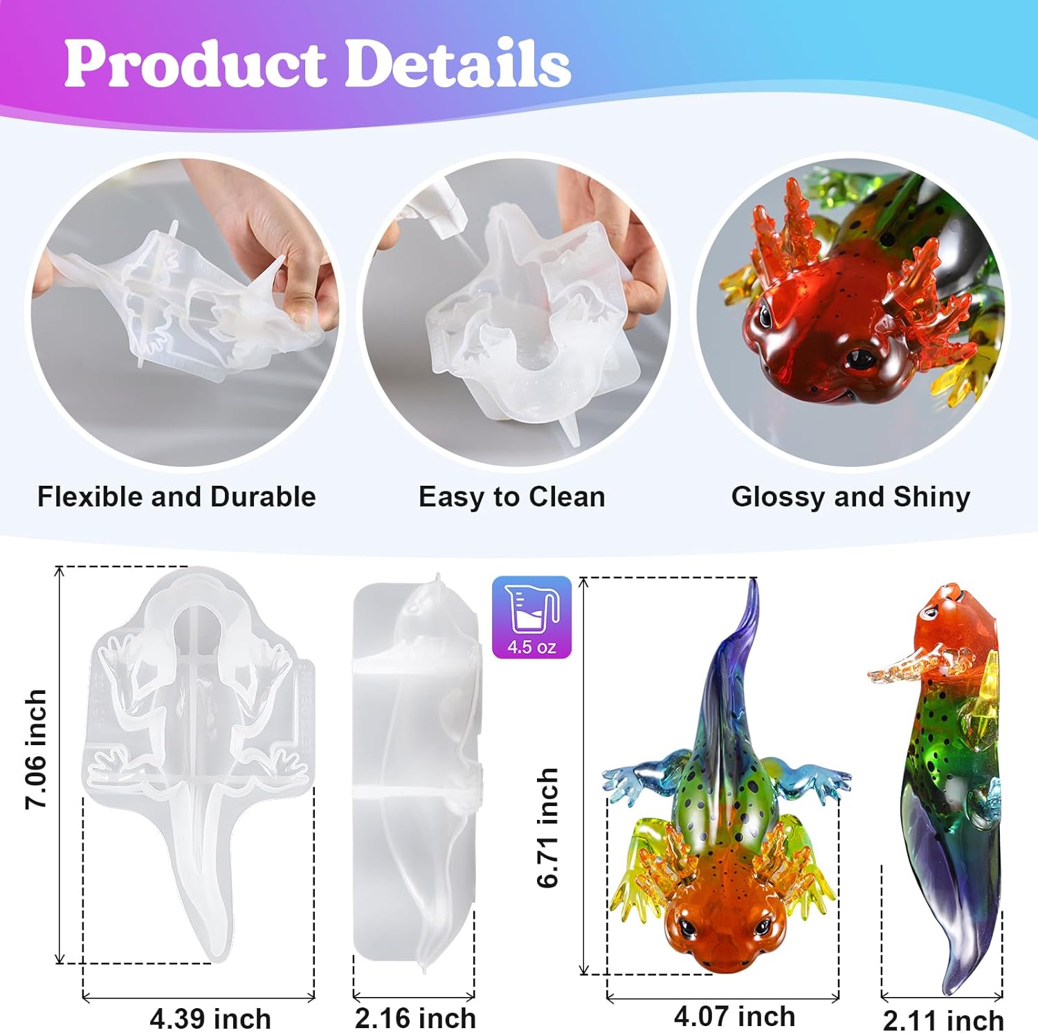 Large Axolotl Resin Molds Sili - Art Craft Resin 리뷰 및 가격