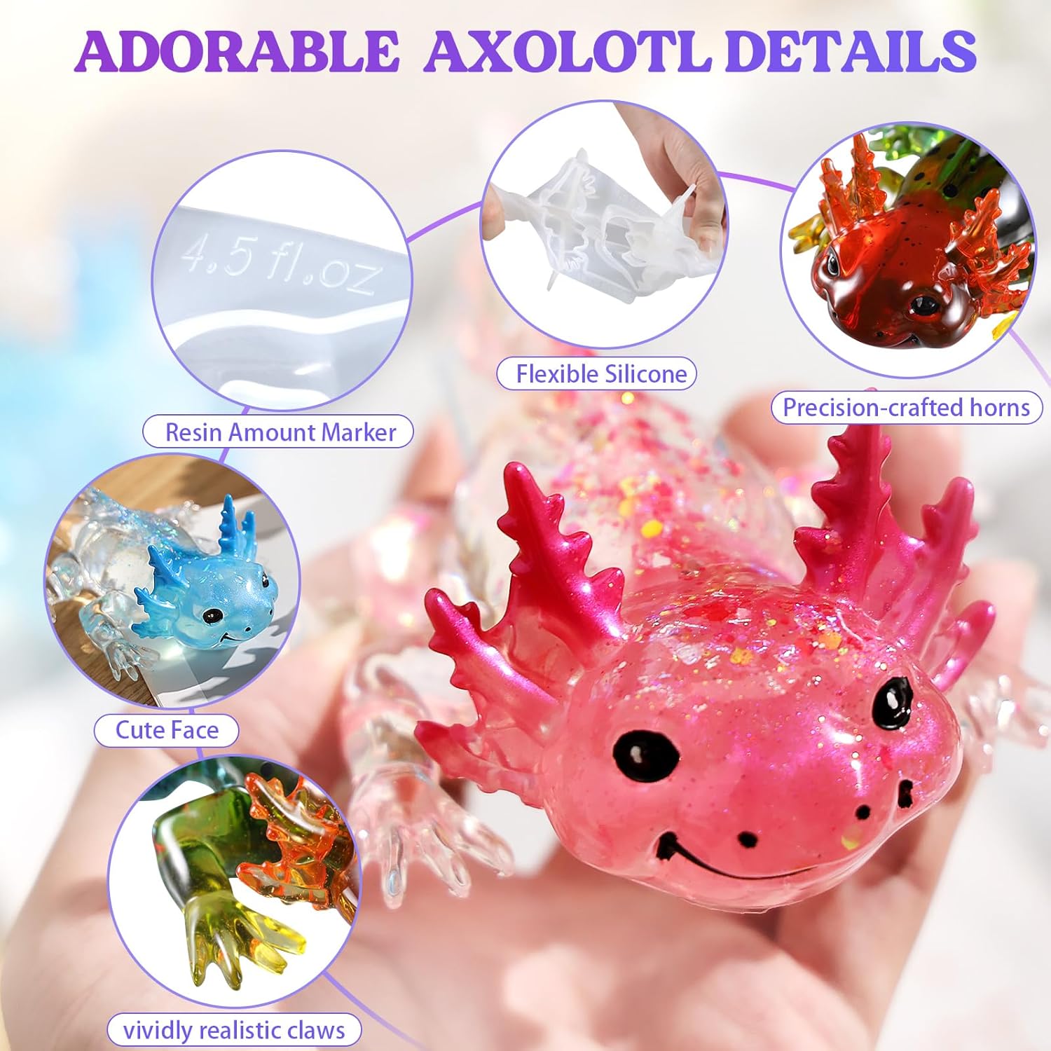 Large Axolotl Resin Molds Sili - Art Craft Resin 리뷰 및 가격