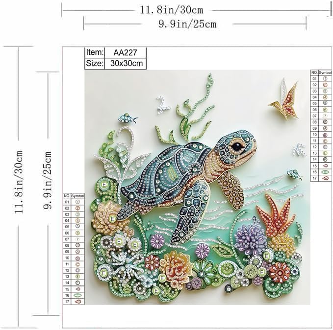 Sea Turtle Animal Diamond Pain - Art Craft Resin 리뷰 및 가격