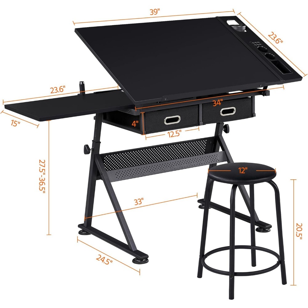 Art Craft Table with Adjustabl - Art & Craft Paper Ideas 리뷰 및 가격