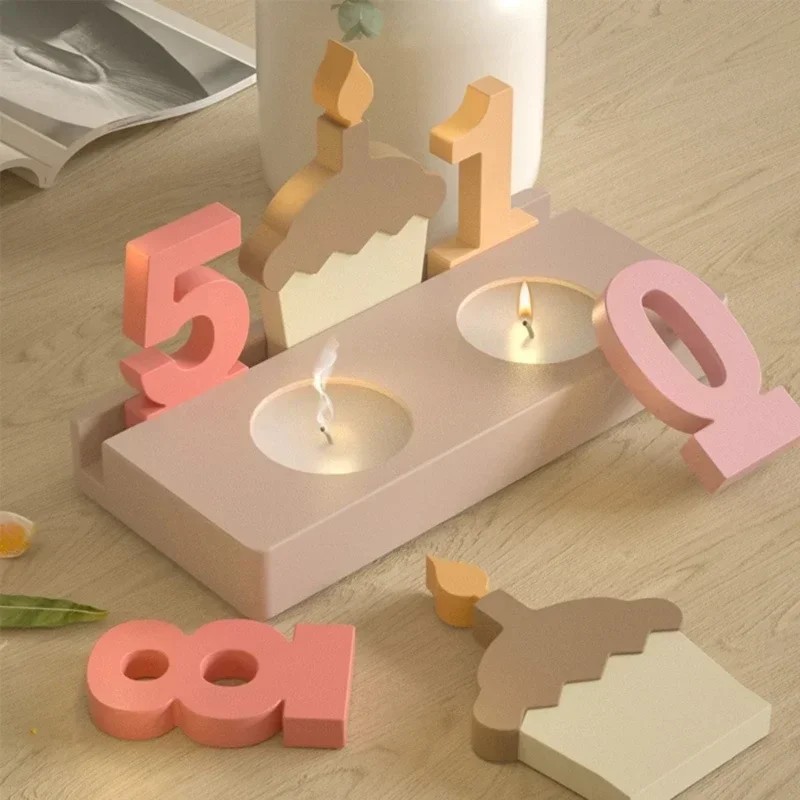 2pc Birthday Cake Silicones Mo - Art Craft Resin 리뷰 및 가격