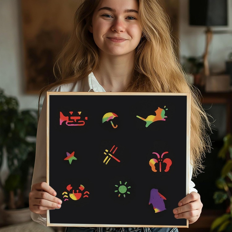 Scratch Paper Art Set, Black C - Art Craft Diy 리뷰 및 가격