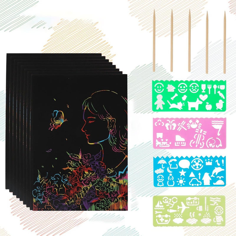 Scratch Paper Art Set, Black C - Art Craft Diy 리뷰 및 가격