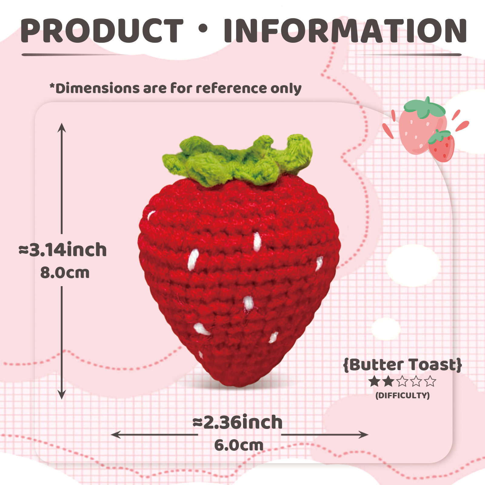 YAMAXIN 1PC Fruit Theme Croche - Art Craft Project 리뷰 및 가격