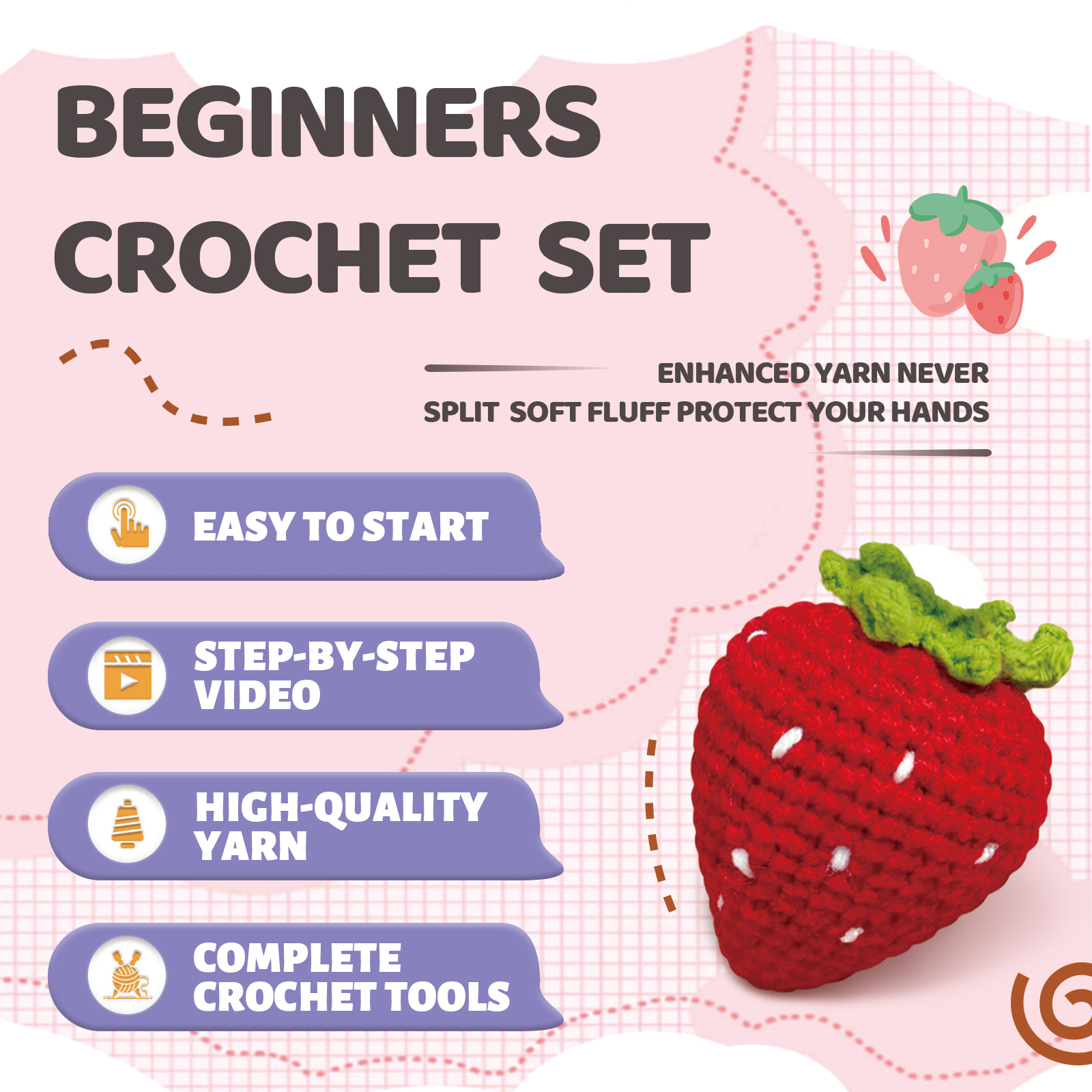 YAMAXIN 1PC Fruit Theme Croche - Art Craft Project 리뷰 및 가격