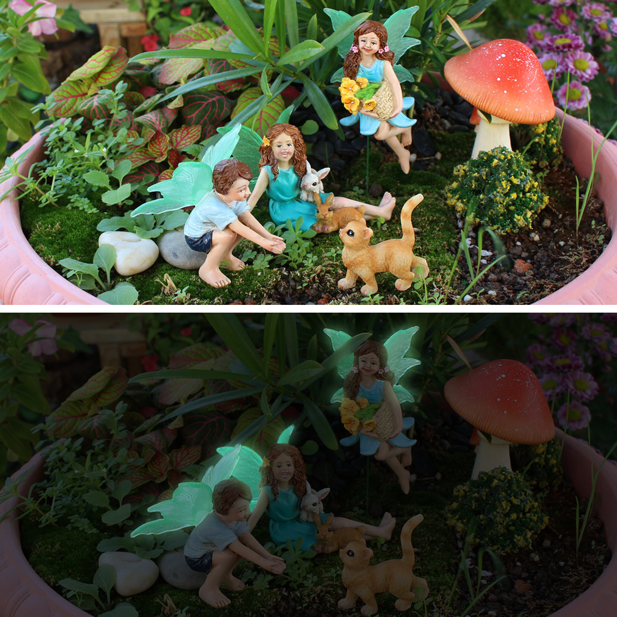 4pc Flower Fairy and Animal Pa - Art Craft Resin 리뷰 및 가격