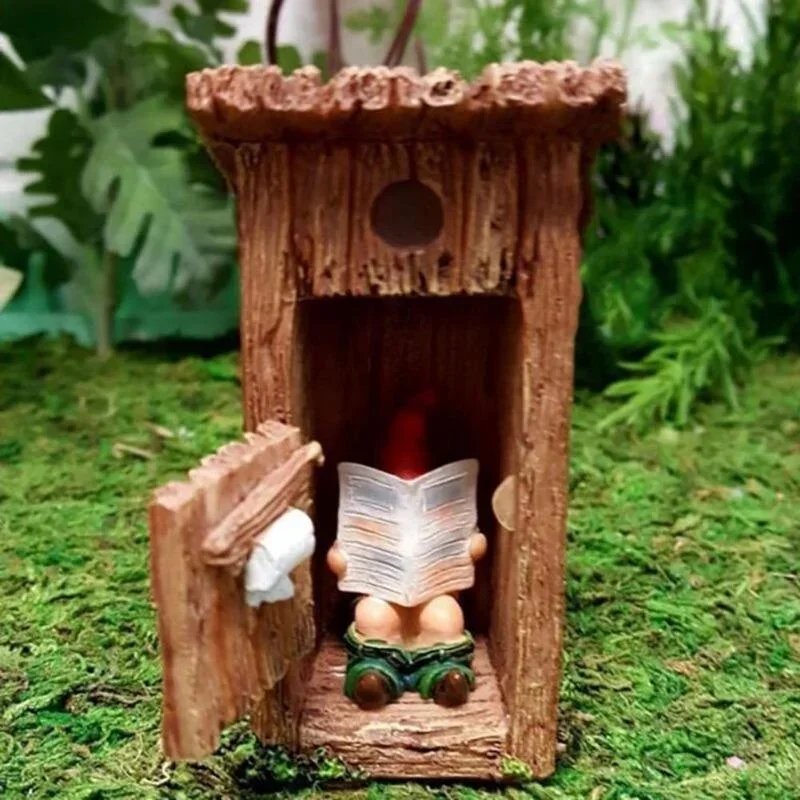 Reading Book Gnome Statue Scul - Art Craft Door 리뷰 및 가격