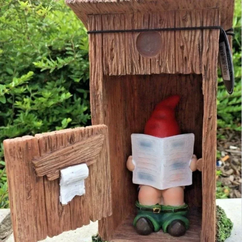 Reading Book Gnome Statue Scul - Art Craft Door 리뷰 및 가격