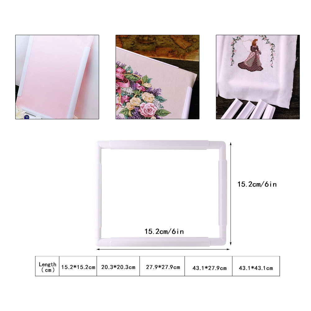 Square Shape Embroidery Frame  - Embroidery Hoop Kit 리뷰 및 가격