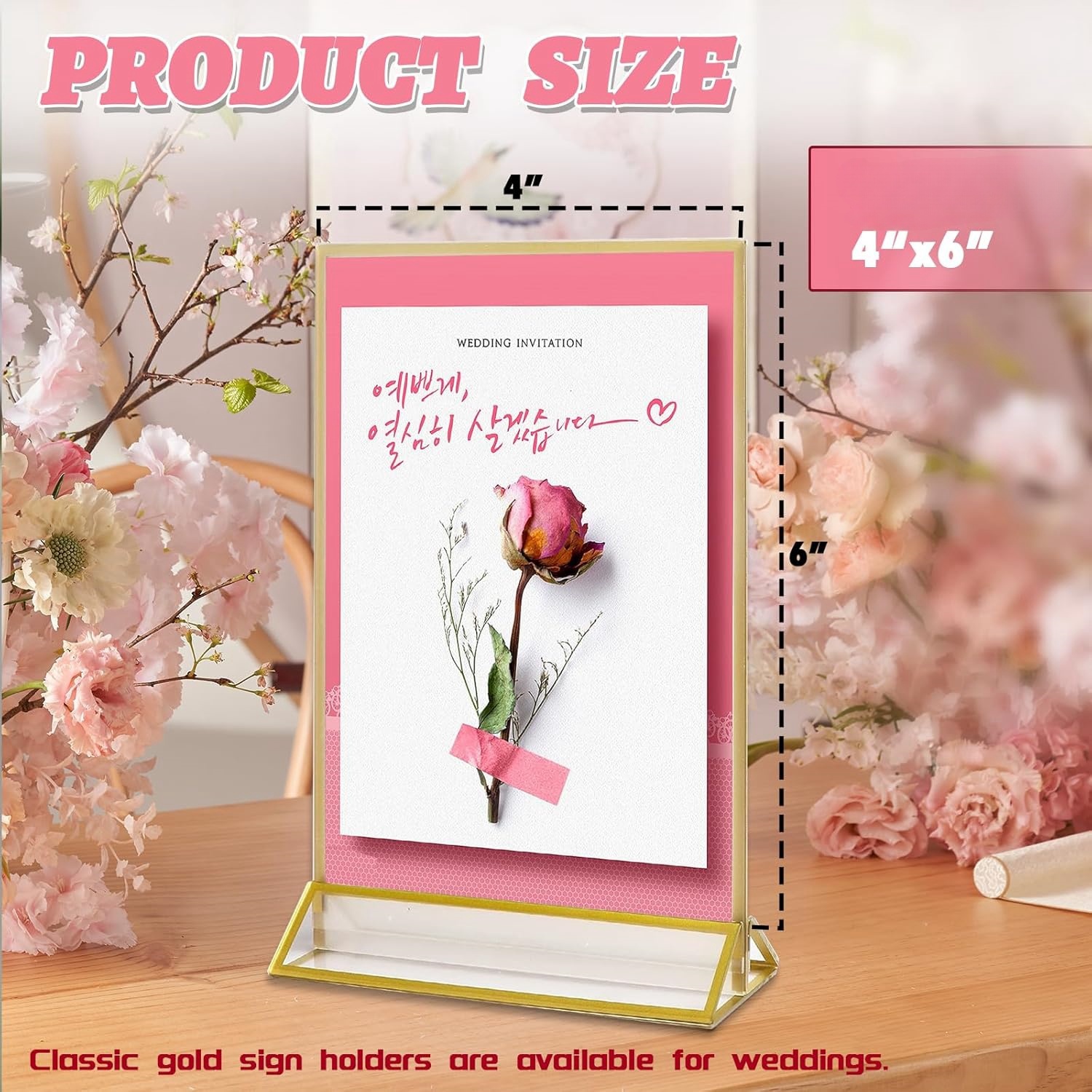 4x6inch Acrylic Sign Holder Wi - Art Craft Movement 리뷰 및 가격