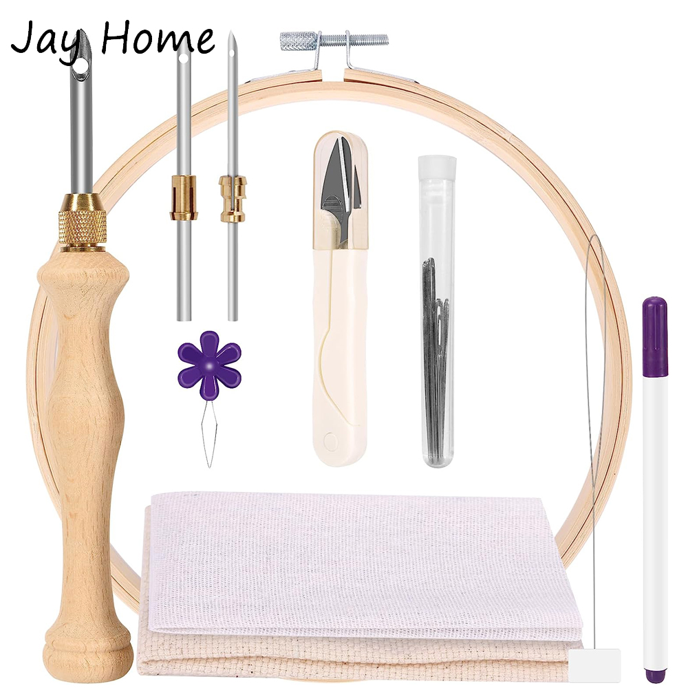 Punch Needle Starter Kit with  - Embroidery Hoop Kit 리뷰 및 가격