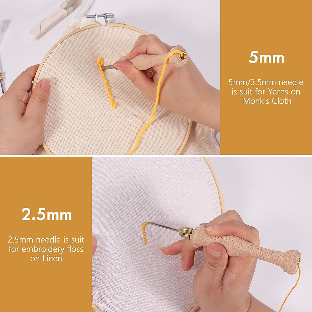 Punch Needle Starter Kit with  - Embroidery Hoop Kit 리뷰 및 가격