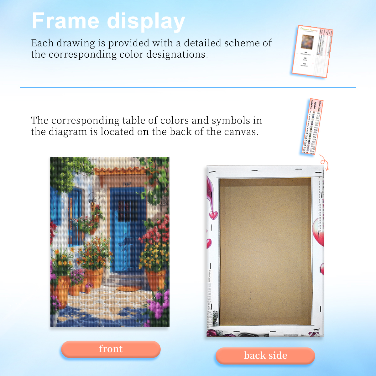 RUOPOTY The Blue Door Diamond  - Art Craft Ideas With Paper 리뷰 및 가격