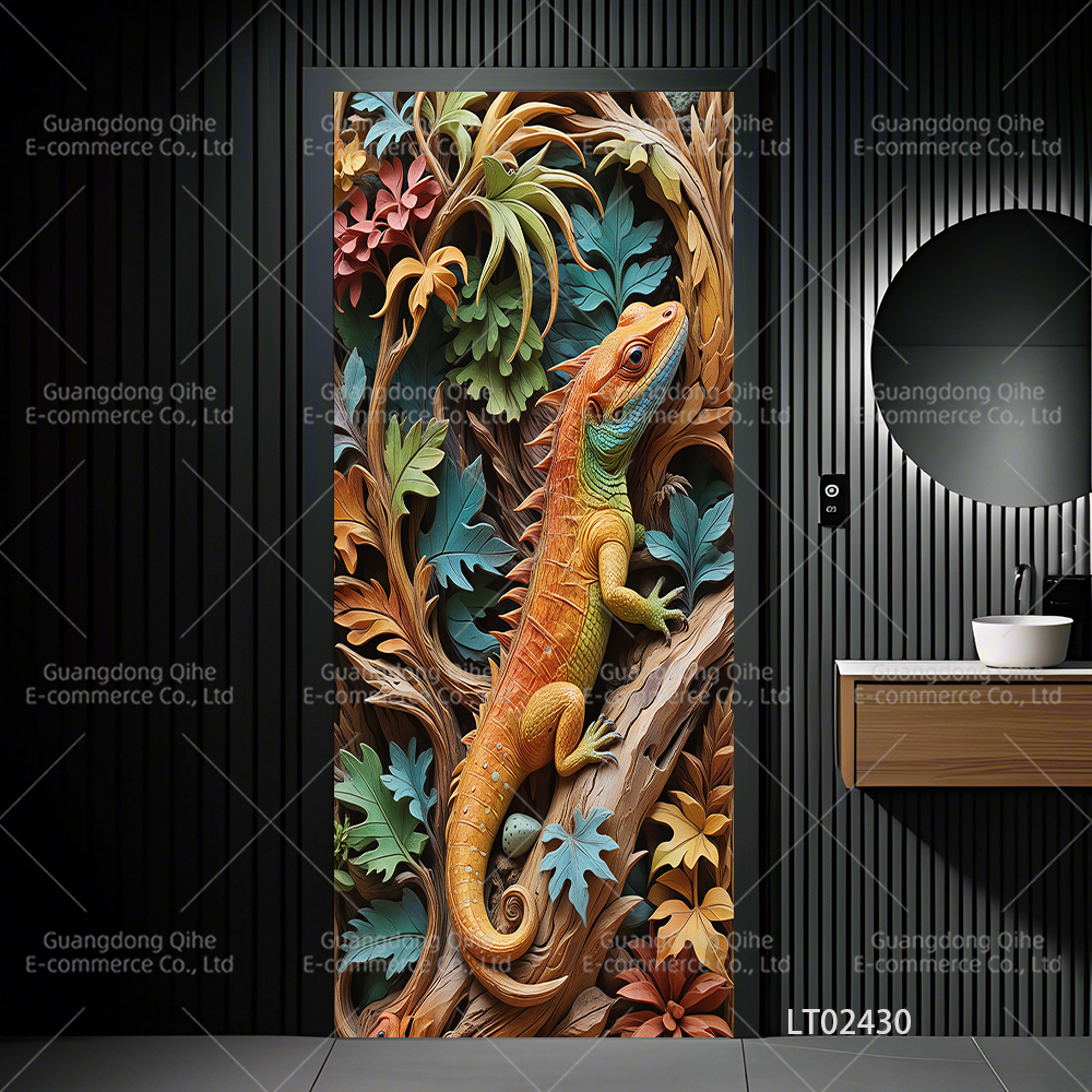3D Animal Relief Door Stickers - Art Craft Door 리뷰 및 가격