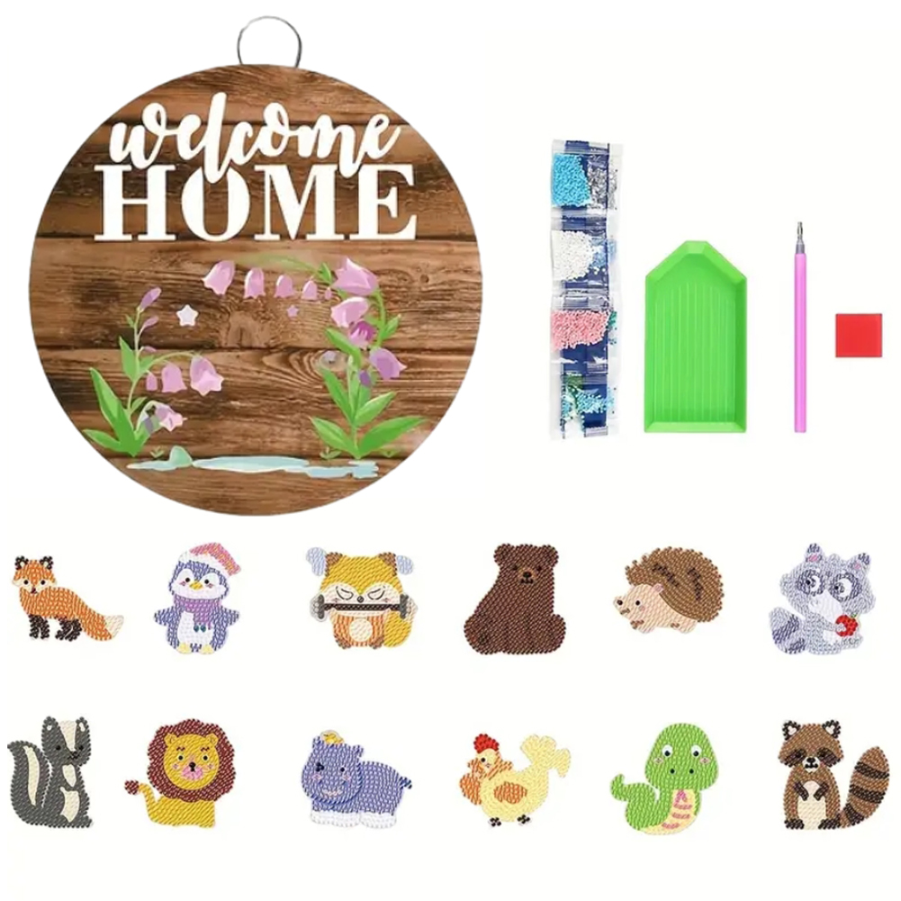 12 PCS Diamond Art Painting Fr - Art Craft Door 리뷰 및 가격