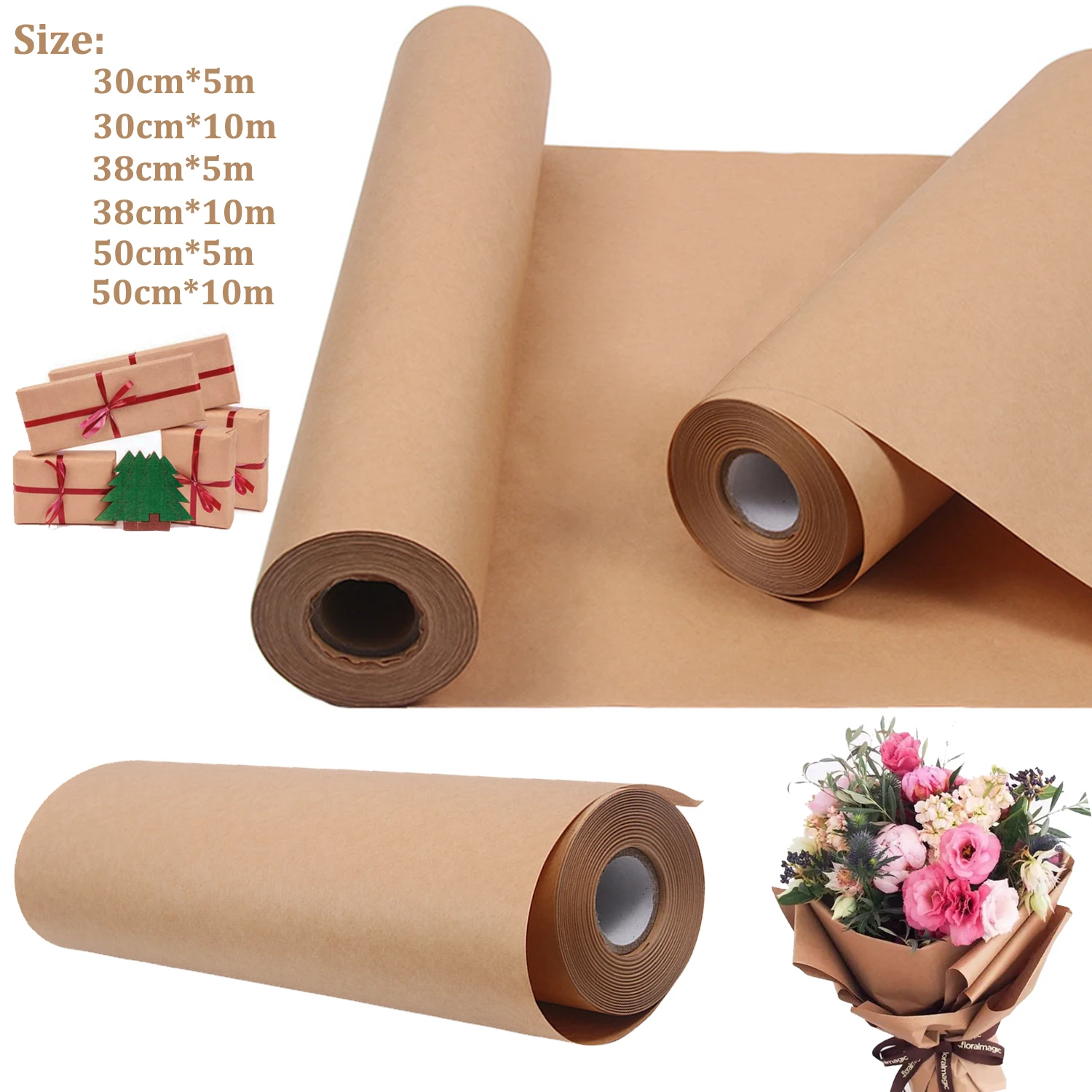 5/10m Brown Kraft Paper Roll F - Art Craft Movement 리뷰 및 가격