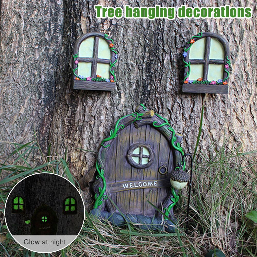 3pcs Tree Sculpture Garden Gno - Art Craft Door 리뷰 및 가격