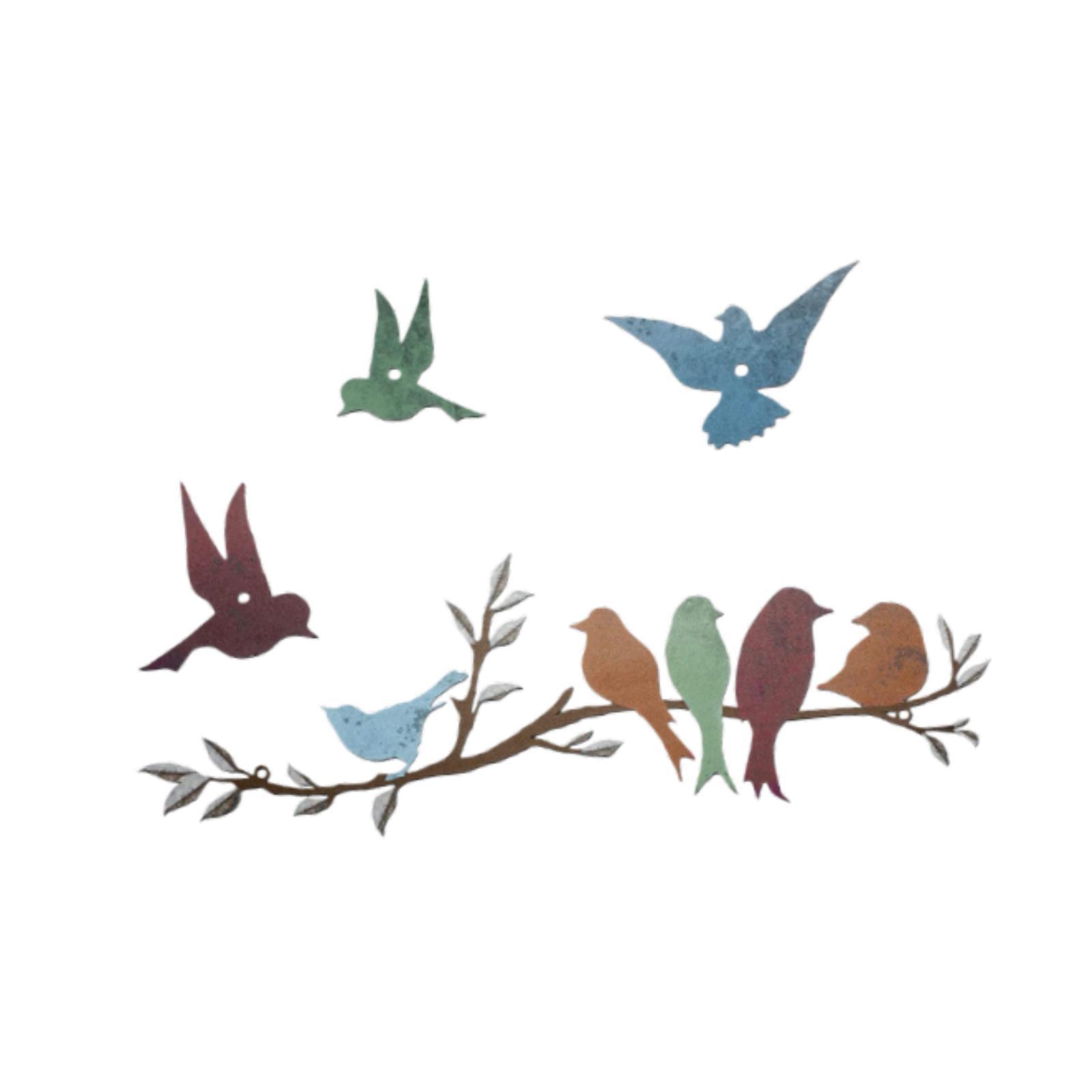 Birds Metal Wall Decor Wall Sc - Art Craft Door 리뷰 및 가격