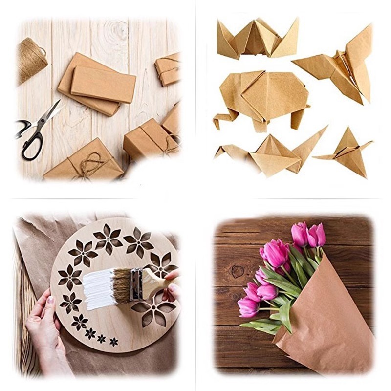 Brown Kraft Paper Ideal For Gi - Art Craft Movement 리뷰 및 가격