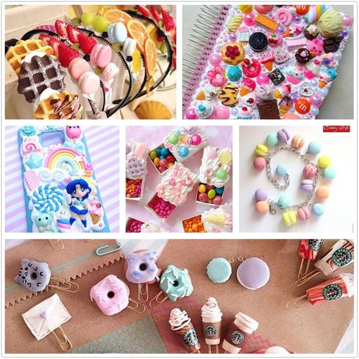 30pcs Random Candy Slime Charm - Art Craft Resin 리뷰 및 가격