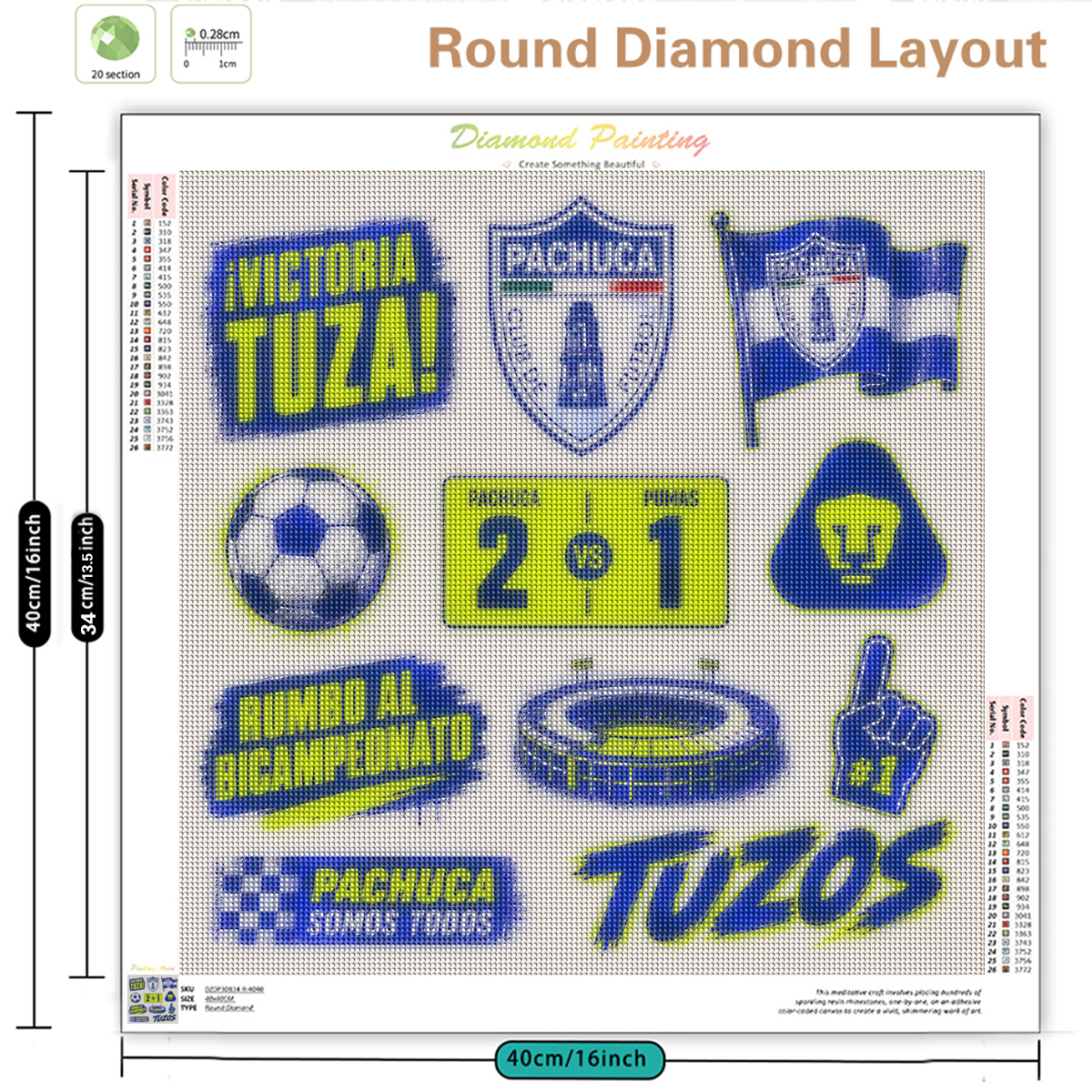 Maxico Football Diamond Painti - Art Craft Ideas With Paper 리뷰 및 가격